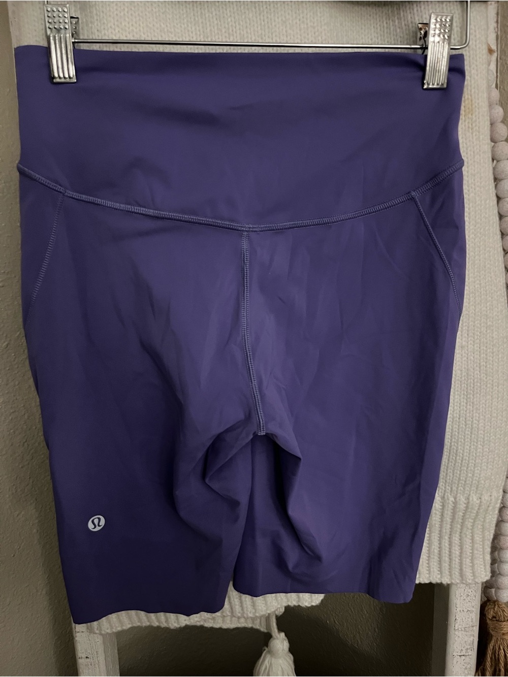 lululemon athletica Purple High-Rise Bike Shorts